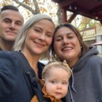 Brittany Daniel Instagram - Happy Thanksgiving! I’m grateful for our loving family and friends! @adam.touni @littlelovebugcompany