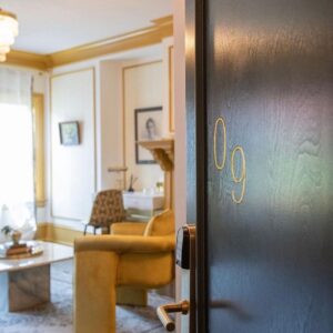 Brittany Lee Lewis Instagram - I had a fantastic stay at the @guildhousehotel in Philadelphia! As a historian, I’m obsessed with this beautifully refurbished boutique hotel and national historic landmark. Travel + Leisure Magazine named Guild House one of the world's best new hotels! 

HISTORY:
In 1882 a group of bold, forward-thinking women formed a club called the New Century Guild to support the growing number of working women in the city. The women of the Guild were an impressive group that included abolitionists, suffragists, activists, artists, writers, and more. As the group gained momentum throughout the end of the 19th century, they moved their headquarters a number of times. In 1906 they finally landed in the elegant Victorian manse at 1307 Locust Street — the same property that today holds Guild House hotel. For more than a century, the stately four-story rowhome was a hub of education, activism, and camaraderie for women who were out in the world making history.

Today, each luxurious Guild House room pays tribute to the intriguing women of the New Century Guild. Guests discover a different story in each of their twelve expansive salons and suites, all of which were designed by the female-owned-and-operated ROHE Creative.

ACCOMMODATIONS & PERKS:
-Five-star boutique hotel
-Impeccable “invisible” service: on call 24 hours a day
-Guests are texted a passcode to enter the building and their room before their stay (easy virtual check-in)
-Luxury amenities
-Curated experiences and personalized perks 

MINORITY-OWNED PARTNERSHIPS:
To honor the legacy of social progress, community, and equality that the New Century Guild embodied for more than a century, they’ve partnered with minority-owned businesses in Philly and beyond.

See why I love it?! If you’re traveling to Philadelphia or if you’re from the area and want to plan a little staycation, I highly recommend this wonderful gem of a hotel. ✨💚

#TheGuildHouse #TheGuildHouseHotel #GuildHouseHotel #BoutiqueHotel #Philadelphia #PhiladelphiaHotel #PhiladelphiaHotels #History #WomensHistory #PhiladelphiaHistory #AmericanHistory #laborhistory