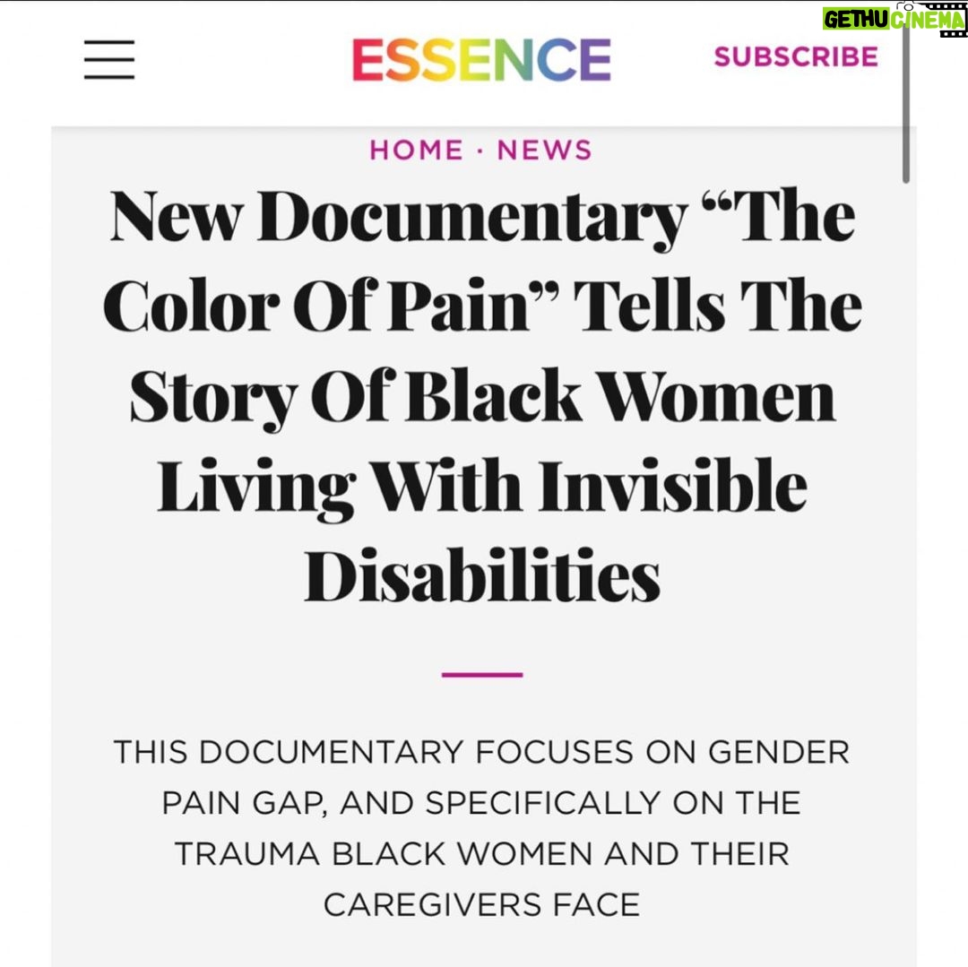 Brittany Lee Lewis Instagram - I’m so incredibly grateful to be part of this project! Thank you @raynareidrayford and @essence for highlighting this incredibly important topic! Thank you @velvethammerla and @bykendrajo for creating a space for Black women living with disabilities and chronic pain to tell their story. Thank you for also discussing the financial and emotional hardship loved ones and caretakers experience. 💗 #TheColorOfPain #InvisibleDisabilities #Caretakers #BlackWomensPain #HealthcareInequality #AutoimmuneDisease #ChronicPain #Disabilities