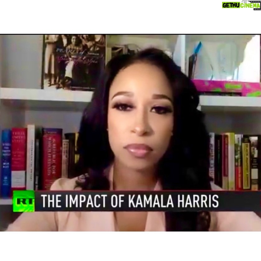 Brittany Lee Lewis Instagram - Throwback to joining RT news to discuss the impact of Kamala Harris as Joe Biden’s VP pick