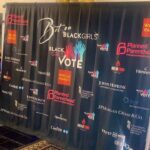 Brittany Lee Lewis Instagram - I had a great time working as the Red Carpet Host for the 6th Annual @blackgirlsvote Ball! 📨💕💙Thank you to @nykidra for having me; you’re a true leader and visionary, providing a platform for Black girls and women around the world 🫶🏽. Shout out to the entire @blackgirlsvote team for a powerful and beautiful event; it was absolutely stunning! #BlackGirlsVote #BlackGirlsVoteBall #Host #RedCarpetHost