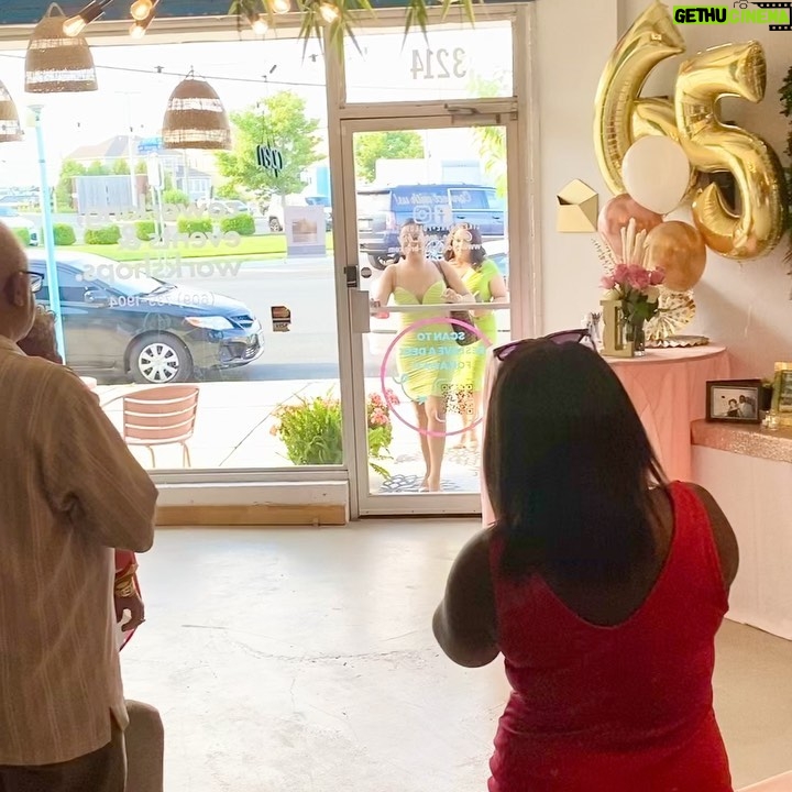 Brittany Lee Lewis Instagram - I threw my mom a surprise party for her 65th birthday! Thank you to everyone that came out!! A huge shout out to my linesister @a_signature_llc for making it happen! 💚💕🎉🥂