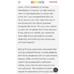 Brittany Lee Lewis Instagram - I’m so incredibly grateful to be part of this project! Thank you @raynareidrayford and @essence for highlighting this incredibly important topic! Thank you @velvethammerla and @bykendrajo for creating a space for Black women living with disabilities and chronic pain to tell their story. Thank you for also discussing the financial and emotional hardship loved ones and caretakers experience. 💗 #TheColorOfPain #InvisibleDisabilities #Caretakers #BlackWomensPain #HealthcareInequality #AutoimmuneDisease #ChronicPain #Disabilities