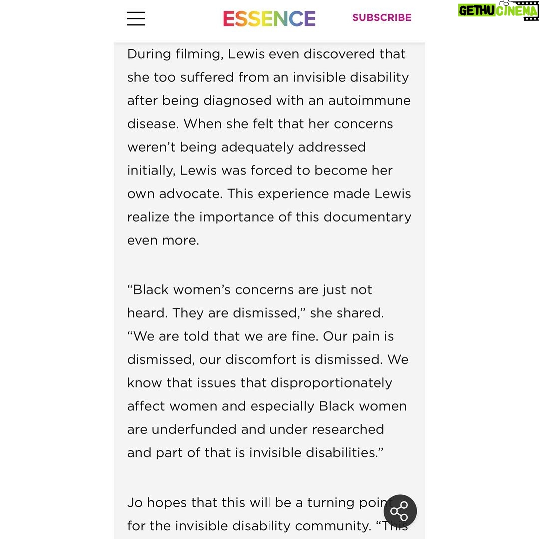 Brittany Lee Lewis Instagram - I’m so incredibly grateful to be part of this project! Thank you @raynareidrayford and @essence for highlighting this incredibly important topic! Thank you @velvethammerla and @bykendrajo for creating a space for Black women living with disabilities and chronic pain to tell their story. Thank you for also discussing the financial and emotional hardship loved ones and caretakers experience. 💗 #TheColorOfPain #InvisibleDisabilities #Caretakers #BlackWomensPain #HealthcareInequality #AutoimmuneDisease #ChronicPain #Disabilities