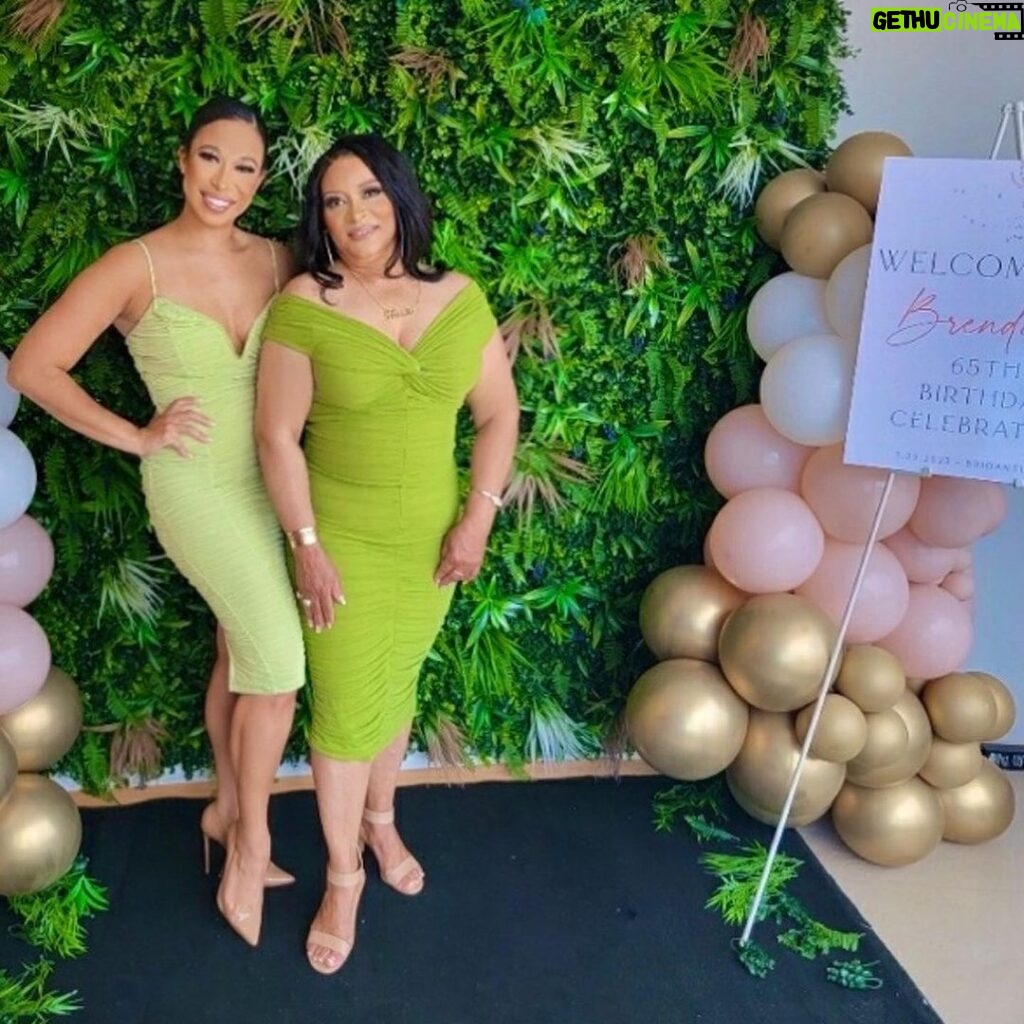 Brittany Lee Lewis Instagram - I threw my mom a surprise party for her 65th birthday! Thank you to everyone that came out!! A huge shout out to my linesister @a_signature_llc for making it happen! 💚💕🎉🥂