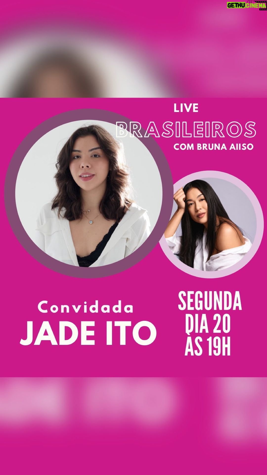 Bruna Aiiso Instagram - #livebrasileiroscombrunaaiiso recebe @jade_ito