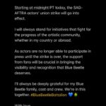 Bruna Marquezine Instagram – REPOST @xolo_mariduena 
Having a hard time finding any words that can share how appreciative and honored I am to have completed this journey with my blue beetle family.
To my beautiful cast mates, thank you so much for being the reason I am here, I stand on your shoulders and this movie is incomplete without you. To the wonderful crew that welcomed me to this new world, thank you for your hospitality and kindness, you all are the only people for the jobs.
And finally to Angel, thank you for being the best papa out there, to have collaborated on this with you is an experience I will hold forever in my heart and I can’t wait to fucking do it again. You are my rock. To the blue beetle battalion I love y’all. See y’all in the theater.
