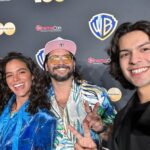 Bruna Marquezine Instagram - #CinemaCon with the @wbpictures and @dcofficial family 💙🪲 #BlueBeetle