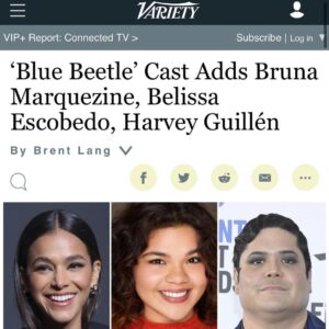 Bruna Marquezine Instagram - To be honest, I think it hasn’t hit me yet.
Today I’m reliving all the feelings and emotions I felt that day and I still barely can believe this is happening! 
But I can FINALLY share this with you guys!
A Brazilian in a DC super hero movie ?!?!?!?!! And this Brazilian is me ?!?!?! WHAT?!?!??! This always seemed something so distant in my life, specifically for a girl from Duque de Caxias, suburb of Rio. 
@alohemingway @dccomics @wbpicture
Thank you from the bottom of my heart for trusting me to give life to Jenny!
Thank you so much to my wonderful  team for all the support and hard work, it might seem obvious, but I couldn’t do this without you guys! 
Thank you so much for those who have been with me and for cheering for me, for the support and love and thanks to the DC fans for the reception!
I promise I’ll talk more about it as soon as I get my shit together!
Dedication, commitment and integrity are always rewarded!
His promises are always fulfilled and dreams come true! 
Believe!
DREAM BIG!
LET’S GOOOOO
#BlueBeetle 
💙🇧🇷 
Sendo bem sincera, eu acho que a minha ficha não caiu…
Hoje tô revivendo todos os sentimentos e emoções que senti nesse dia aí e eu ainda mal consigo acreditar que isso está acontecendo! 
Mas FINALMENTE eu posso dividir com vocês! 
Uma BRASILEIRA em um filme de super herói da DC?!?!?!?!?!?!?!?! E essa brasileira sou EU? Quê?!?!?!?!?! Isso sempre pareceu ser algo tão distante, principalmente pra uma menina que nasceu em Duque de Caxias.
@alohemingway @dccomics @wbpicture, muito obrigada do fundo do coração por confiarem em mim para dar vida a Jenny!
Muito obrigada ao meu time maravilhoso por todo o apoio e trabalho duro, é clichê, mas eu não conseguiria sem vocês, @julianamontesanti @coolabdigital 
Muito obrigada aos que me acompanham pela torcida, pelo apoio e carinho e obrigada aos fãs de DC pelo acolhimento! 
Prometo voltar aqui pra falar mais sobre essa conquista e sobre esse projeto incrível assim que eu me recompor! 
Dedicação, comprometimento e integridade sempre são recompensados. 
As promessas dEle sempre se cumprem e sonhos se realizam! Acreditem! 
SONHEM GRANDE! 
VAMOOOOOOOOOOO! 
#BlueBeetle 
💙🇧🇷