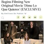 Bruno Ascenzo Instagram - Muy feliz y agradecido de poder trabajar con gente tan talentosa y a la que admiro desde hace mucho. ‘Dime lo que quieres’, pronto por @vixplus para Estados Unidos y Latinoamérica. 🎬 : @1111films @beekeeperfilms 🐝