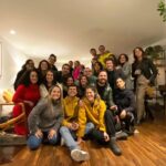 Bruno Ascenzo Instagram - Un cumpleaños feliz para recordar los 38. 💝🥳🎉🎂🎈🎊 Gracias @gachirivero y @_adrianbello por ‘obligarme’ a celebrar. Les amo.