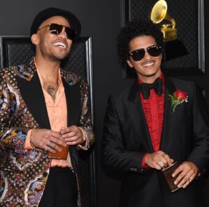 Bruno Mars Instagram - Congrats to @anderson._paak and his squad for winning a grammy last night. Couldn’t be prouder. Thank you to the @recordingacademy for letting Silk Sonic debut our new single Leave The Door Open. AND thank you for letting us pay tribute to one of my favorite singers/ entertainers/ musicians of all time. THE KING! LITTLE RICHARD. I hope everyone enjoyed the show. ✨