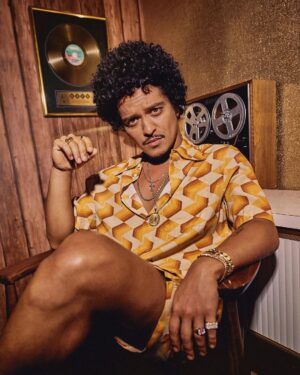 Bruno Mars Instagram - I see u lookin....wit yo lookin ass 😏  Lacoste X Ricky Regal Collection drops online March 8th #BigBriefCaseBusinessBoy