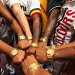 Bruno Mars Instagram – My boys continue to show the world what time it is, and a band that sings together blings together! ✨✨ #AudeMARS #Hooligans #Squad 2019! 🍾