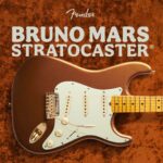 Bruno Mars Instagram – The @BrunoMars Stratocaster is a true treasure. Crafted from resonant ash, this limited edition guitar features sculpted American Ultra body contours for unmatched comfort and seamless access to high notes. The Mars Mocha Heirloom nitrocellulose lacquer finish not only gives it an aged charm, but also enhances resonance and tone. Head to the link in bio to learn more.