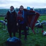 Bryce Dessner Instagram - Last summer in Iceland in an ancient lava field in front of our friend Ragnar Kjartansson’s farm @aarondessner and I sang a song with our dear friends Gyda and Kristin Anna Valtysdottir for 2 hours as the sun went down and came back up (at 2am... it was freezing) Ragnar filmed it for his new installation which opens at the MET Museum in New York for four months this Friday May 30. The piece and the song we all wrote together is called ‘Death is Elsewhere.’