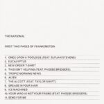 Bryce Dessner Instagram - We are very excited to announce @thenational's new album, First Two Pages of Frankenstein, will be released worldwide April 28th on 4AD. You can listen to the first single "Tropic Morning News" now and watch the lyric video at the link in my bio. We are all very excited about these new songs and so grateful to everyone who contribute to the album. The track list is below and more to come soon! 1. Once Upon A Poolside (feat. @sufjan Stevens) 2. Eucalyptus 3. New Order T-Shirt 4. This Isn’t Helping (feat. @phoebebridgers) 5. Tropic Morning News 6. Alien 7. The Alcott (feat. @taylorswift) 8. Grease In Your Hair 9. Ice Machines 10. Your Mind Is Not Your Friend (feat. Phoebe Bridgers) 11. Send For Me