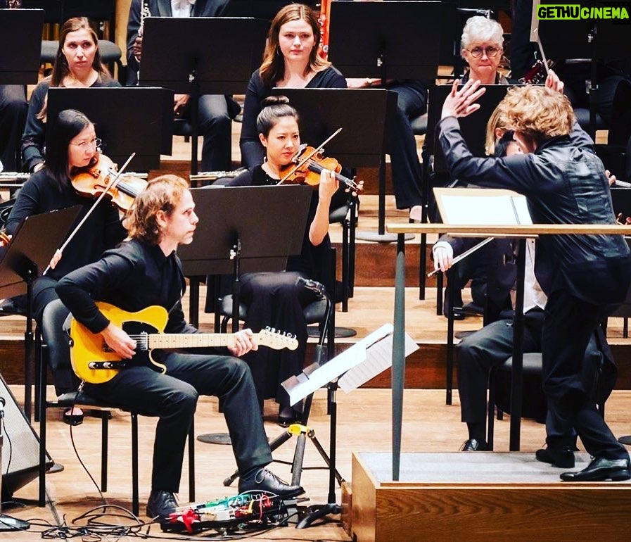 Bryce Dessner Instagram - One more concert tonight @lincolncenter it has been amazing performing with the @nyphilharmonic and Santtu-Matias Rouvali. Thank you to all those unbelievable musicians for giving as much to my music as they do Sibelius and Tchaikovsky.