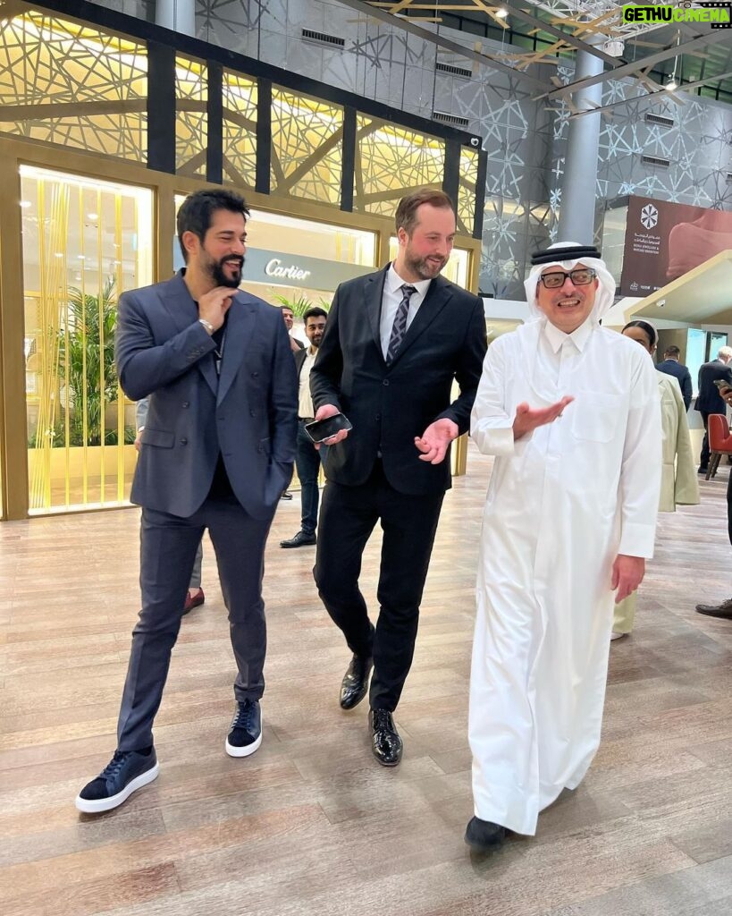 Burak Özçivit Instagram - It is an honor to be granted as an brand ambassador for the prestigious Ali Bin Ali Holdings. Looking forward to the future endeavors. @alibinali_luxury @adelalibinali @nabeelalibinali 🇶🇦🇹🇷 #qatar #doha