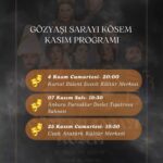 Çiğdem Tunç Instagram – Kasım Programı🎭

04 Kasım Cumartesi- 20:00- Kartal Bülent Ecevit KM

07 Kasım Salı – 19:30- Ankara Pursaklar Devlet Tiyatrosu Sahnesi

25 Kasım Cumartesi-19:30 – Uşak Atatürk KM