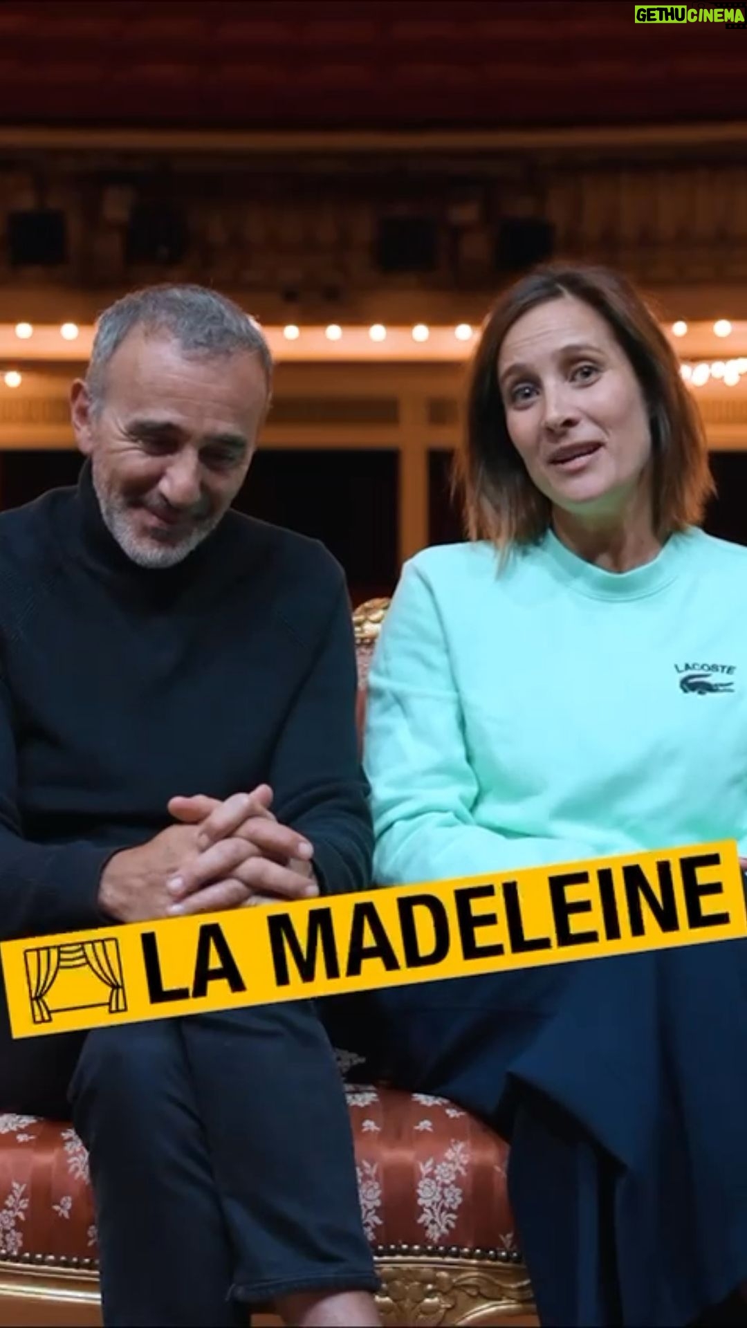 Élie Semoun Instagram - @juliedebona @theatredelamadeleine
