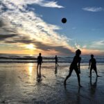 Élodie Ortisset Instagram - #worldcup Beyond oneself. Cohesion & espacially Unity. Sport’s one vector of values. Kids’re dreamin that they’ll become pro. And you, what’s your dream ? ••• ••• ••• #Alltogether #football #footballer #worldcup2018 #view #beachside #beachfootball #sunset #france #proudtobefrench #instagood #photography #details #saltwalter #colorful #colors #yellow #shadesofblue #sky #skyline #landscape #love #igersfrance #nofilter #lifestyleblogger #designer #america #canada Région Nouvelle-Aquitaine
