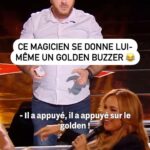 Éric Antoine Instagram - « Mais c’est quoi ce truc » 😂 Il appuie malencontreusement sur le Golden Buzzer pendant son numéro de magie ! 😂 #LFAUIT, disponible sur @6play @markobim