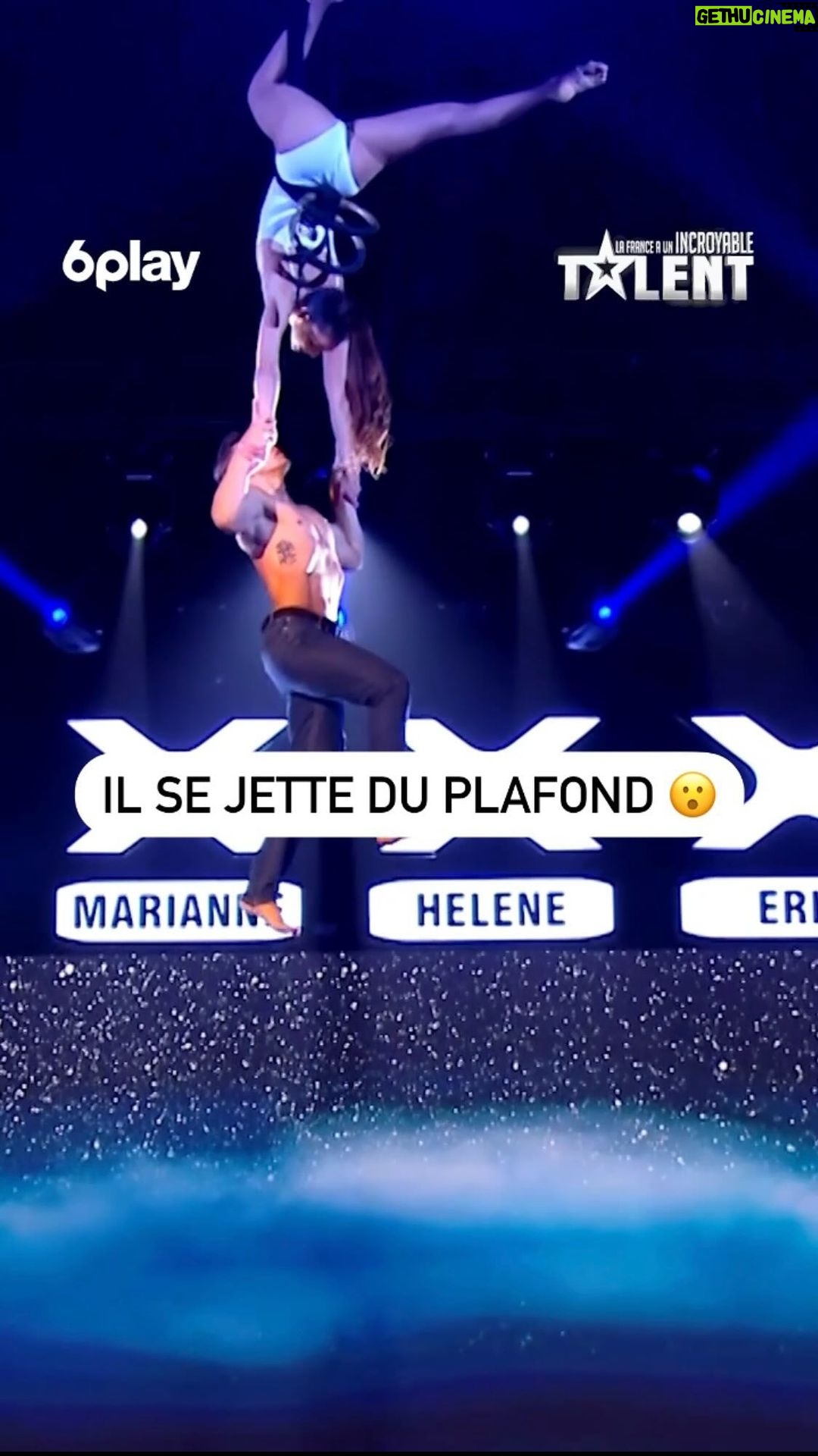 Éric Antoine Instagram - Le jury n’en revient pas : ce voltigeur clôture leur numéro avec une chute des plus impressionnantes ! @duorings #LFAUIT, disponible sur @6play