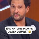 Éric Antoine Instagram - “Pourquoi prendre une photo de moi au réveil d’un lendemain de cuite ? » 😂 Quand @jujucourbet et @ericantoineoff se clashent en pleine manche ! #QuiPeutNousBattre, lundi à 21.10