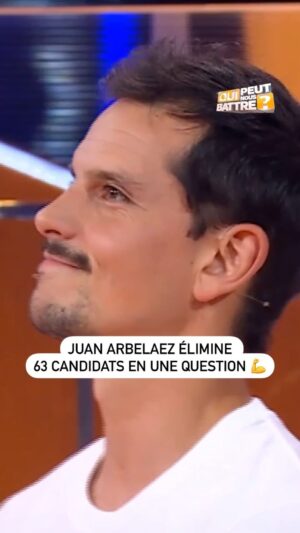 Éric Antoine Instagram - « On les a pliés » ! 💪
@juanarbelaezchef affronte 100 candidats sur des questions de culture G sur un thème qu’il maîtrise à la perfection : la cuisine !
 
#QuiPeutNousBattre, lundi à 21.10