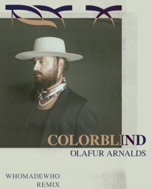 Ólafur Arnalds Instagram - Making music and art with your friends and people you respect is truly a gift. Feeling it connect to others in their lives only makes it more special for us. 

 @olafurarnalds and I made ‘Colorblind’ late one eve in Iceland in his studio in an intuitive exploration of sound, and it became one of the building blocks of Blood Moon as it took shape. 

I loved the idea of a reinterpretation of the song for people to move their bodies and hearts to further. And now we get to hear it re-imagined by other dear collaborators and creators in @whomadewhoofficial. 

What a lovely group of human beings and artists to stand beside. Find the remix out now on all platforms

// link in bio