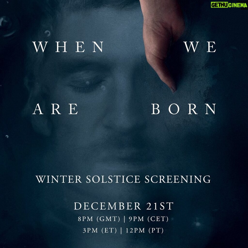 Ólafur Arnalds Instagram - Today – ‘When We Are Born’ – a free screening on the darkest day of the year! 🙏🏻🙏🏻 Join us in celebrating Winter Solstice and the light slowly returning. Huge thanks for Vincent Moon, @icelanddancecompany, @sandrayati, my co-producers, my label and everybody who was willing to go on this journey with me. See you at 8pm — link in the bio