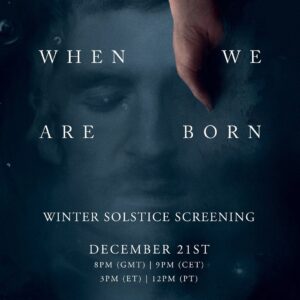 Ólafur Arnalds Instagram - Today – ‘When We Are Born’ – a free screening on the darkest day of the year! 🙏🏻🙏🏻

Join us in celebrating Winter Solstice and the light slowly returning. 

Huge thanks for Vincent Moon, @icelanddancecompany, @sandrayati, my co-producers, my label and everybody who was willing to go on this journey with me. 

See you at 8pm — link in the bio