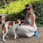 Céline Morel Instagram - My fashion philosophy is, if you’re not covered in dog hair, your life is empty. ♥️🐶 Sicilia, Italy