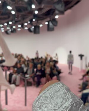 César Domboy Instagram - Split seconds from last week + Chucking up a deuce in pink silk sheets for @acnestudios & the great Jonny Johansson for yet another celestial show 💗