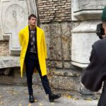 César Domboy Instagram - Back in Milan when I said 🐥 📸 @ohmybos 🫶 Milan, Italy