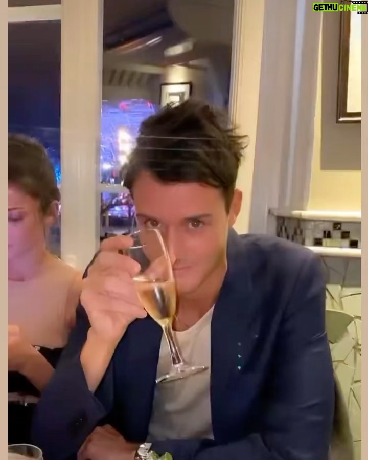 César Domboy Instagram - Stunning @diorbeauty dinner party with friends and fam to close the exciting @canneseries festival ✨ Many thanks to the great @jeromepulis & @fannybourdettedonon for gathering all these beautifully hilarious peeps❤️ @ohmybos @zzoimage @benoit_ponsaille Cannes La Croisette