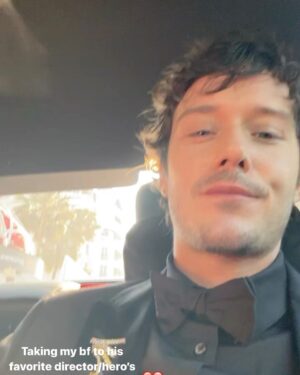 César Domboy Instagram - Astéroïde city premiere 🛸  @festivaldecannes thank you for inviting me ✨ and my best friend hehe
And many thanks to 
@fredjewelry 
@giorgioarmani 
@diorbeauty 
@persol