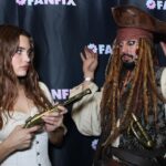 Cameron Dallas Instagram - *Captain Jack Sparrow & Elizabeth Swan ; Happy Halloween 🏴‍☠️