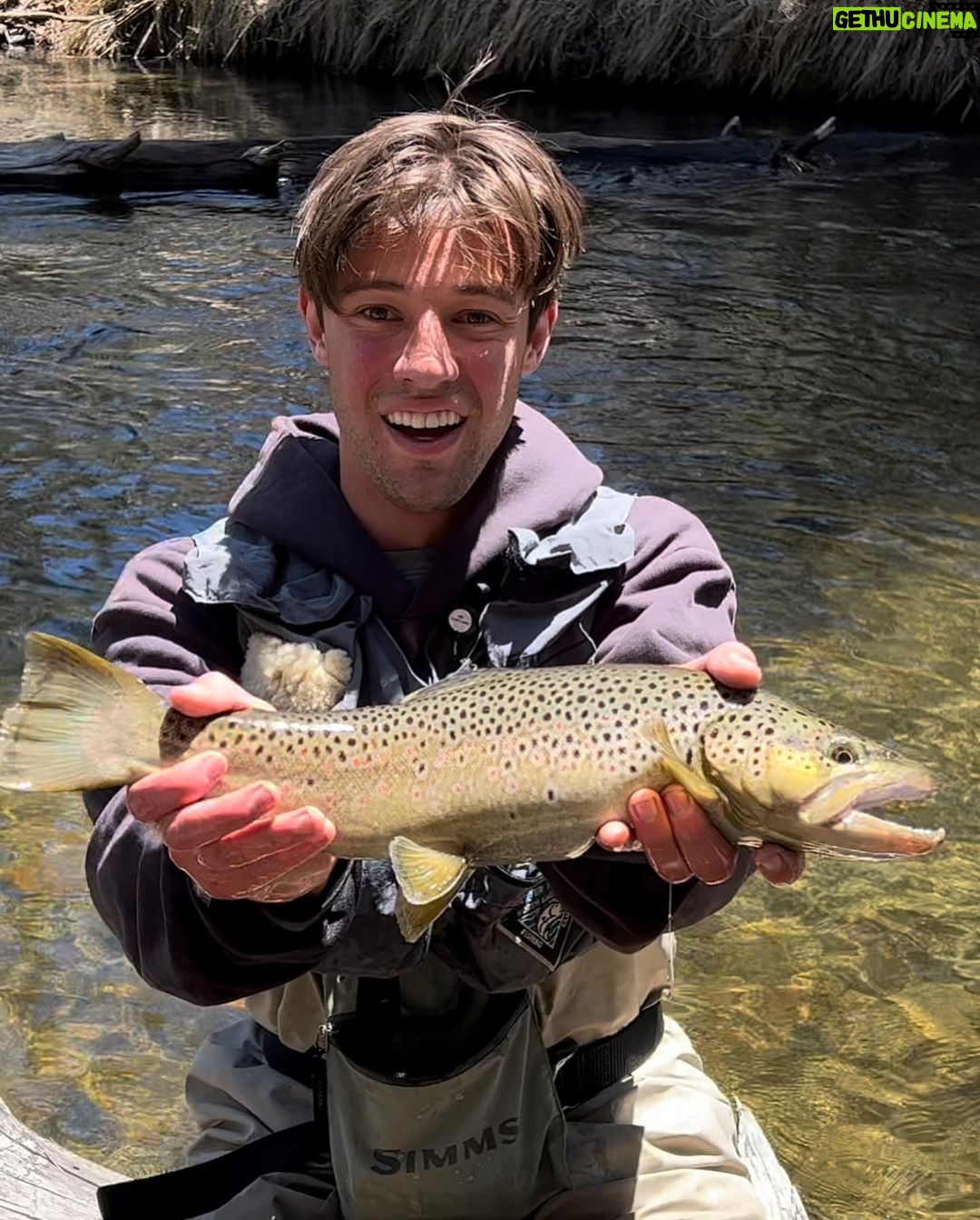 Cameron Dallas Instagram - Camping w the pops, catch n release ⛺️🎣 @troutmind @dandallas5701