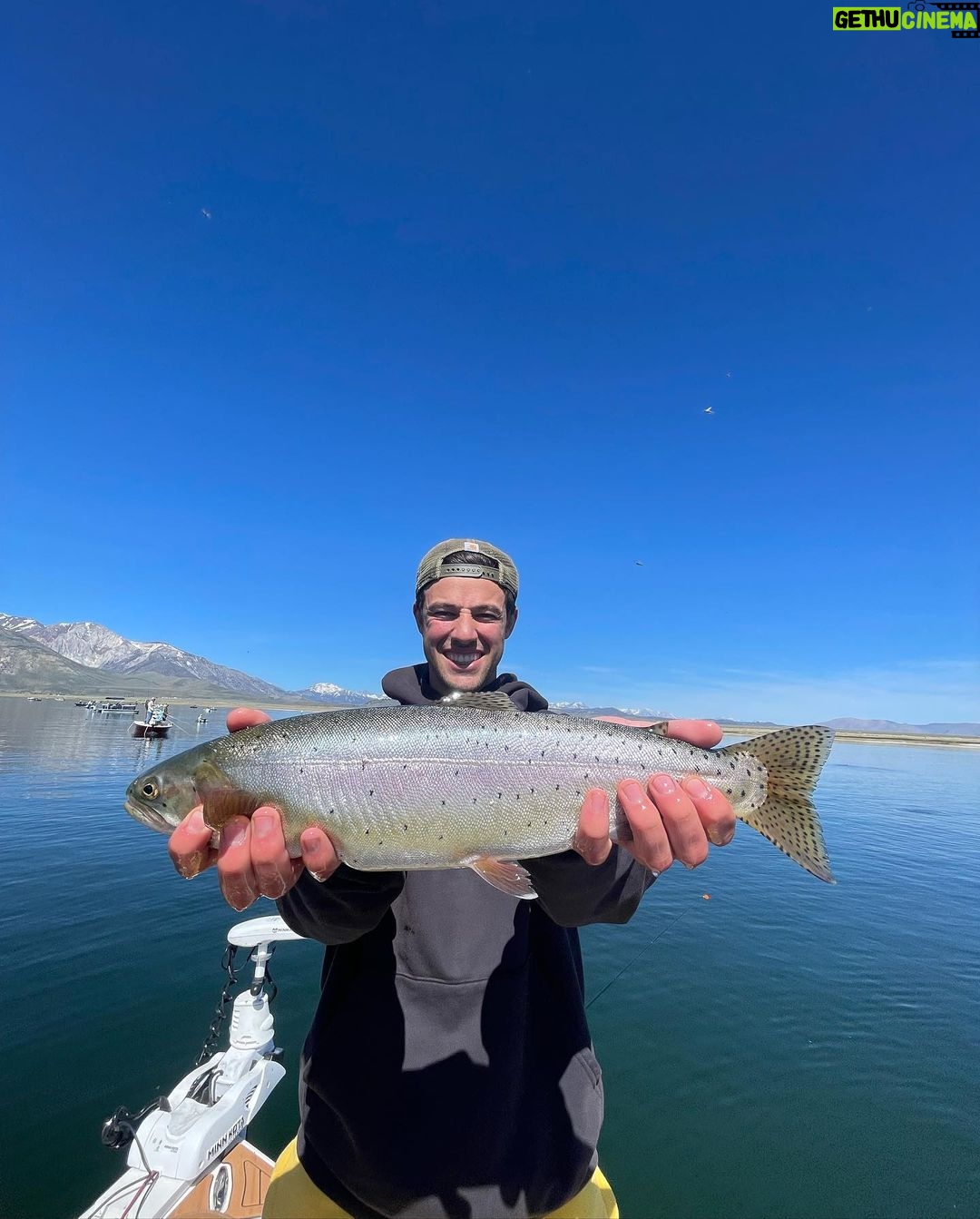 Cameron Dallas Instagram - Camping w the pops, catch n release ⛺️🎣 @troutmind @dandallas5701
