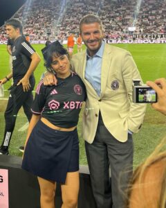 Camila Cabello Instagram - Fan girl mode was fully unlocked when I saw @leomessi - obviously the GOAT, but also so kind and generous with his energy. 😭 thank you @davidgrutman for an experience I’ll never forget ! And thank you @davidbeckham and @victoriabeckham 😭 IT WAS GIVING BABY PINK 🎀 MIAMI GOING UPPP