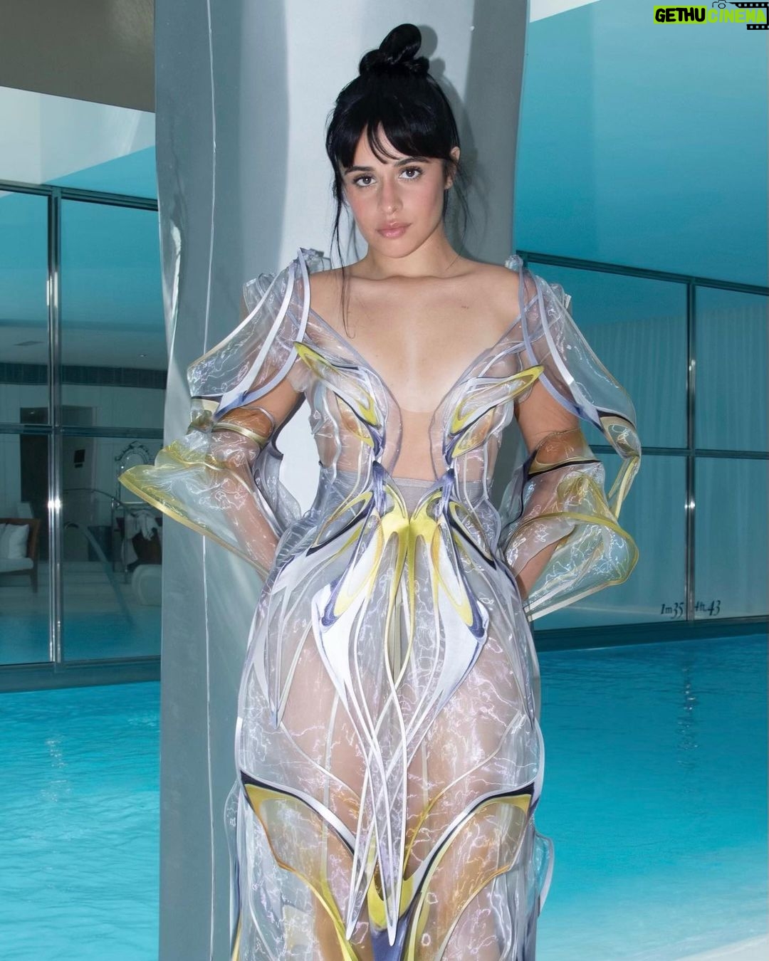 Camila Cabello - 2 Million Likes - my new girl crush is @irisvanherpen . I love your passion for nature and biophilic design, we might be kindred spirits in that way 🦋 thank you for making beautiful things including this dress of yours, i feel like a 🦋