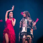 Camila Cabello Instagram - Had the bestttt time singing Liar with you @sooyaaa__!!!! Thank you for having me @blackpinkofficial 🖤💖 BMO Stadium