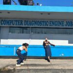 Camila Mendes Instagram – what i wear to work as an auto repair technician 💙💙💙