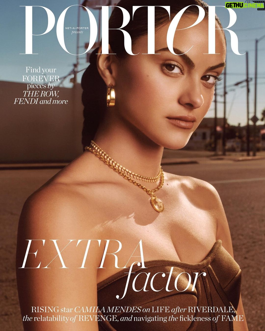 Camila Mendes Instagram - thank you @portermagazine π€ spoke to @missmarthahayes about so many things, amazed she was able to make this into a cohesive story haha. link in bio! photo: @dritch hair: @owengould makeup: @jentioseco styling: @cococassibba