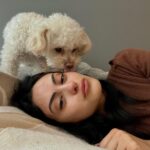 Camila Mendes Instagram – truffle turns 3 today 😭 happy birthday little angel