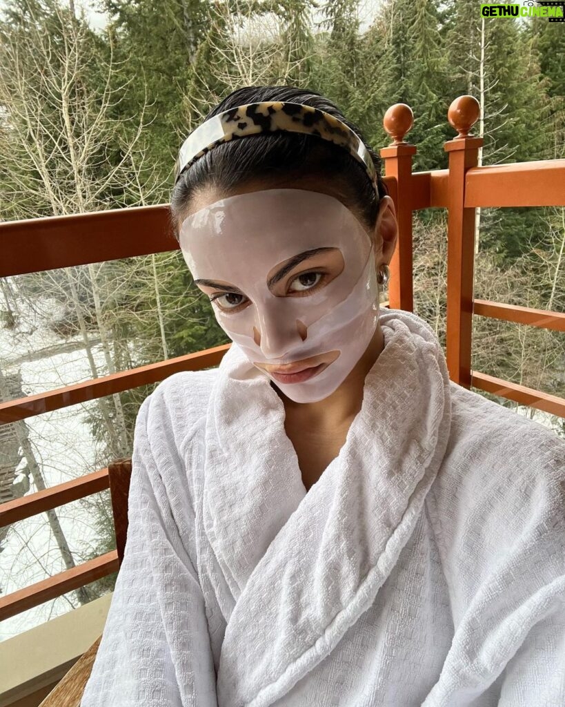Camila Mendes Instagram - planned a getaway and successfully got away ✔️ Whistler, Canada