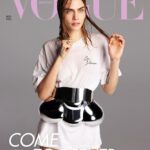 Cara Delevingne Instagram - CELEBRATE LOVE♥️🧡💛💚💙💜 August 2022 issue of @britishvogue @voguegermany wearing my favorite @karllagerfeld. So honored to be part of this project with so many people I admire and love! x 📷 @mertalas @macpiggott