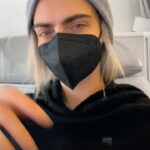 Cara Delevingne Instagram - You know what the world really needs…. Another hot douche